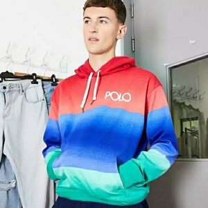 Polo ombre hoodie